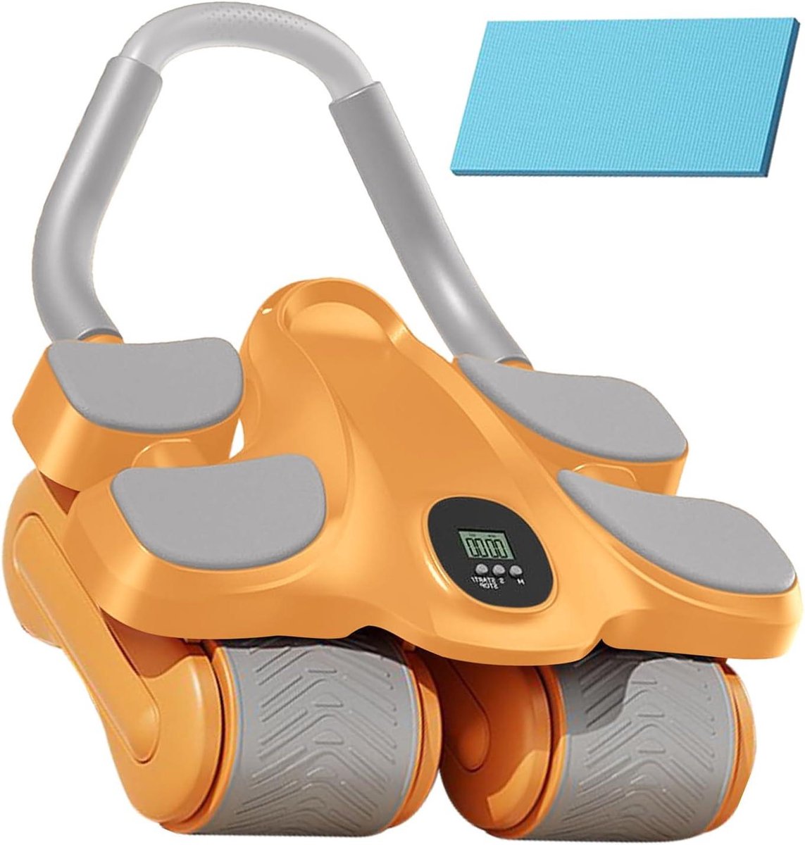 Buikspierwiel - Middentrainer - Core Training - Automatische Terugslag - 36x22x14 cm - Oranje