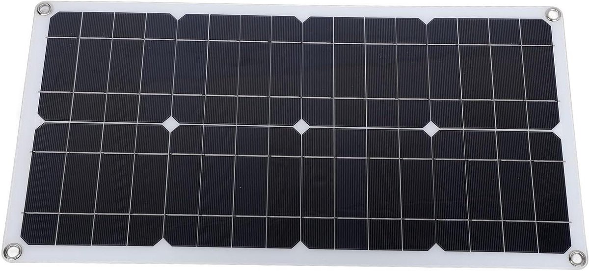 Draagbare Zonnepaneelkit - Opvouwbaar Paneel - Off-Grid Opladen - IP67 Waterdicht Ontwerp - 100W Vermogen - Zwart