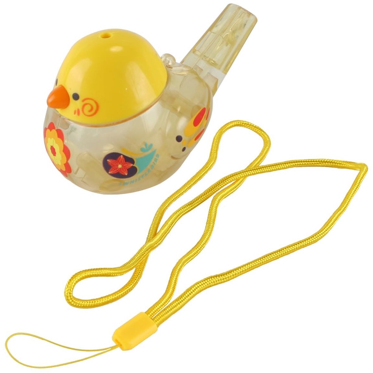 Dailygoods- Vogelwaterfluitje Grappig ontwerp - Creatief fluitje - Gehoorbescherming - Realistische vogelgeluiden - Transparante holte - Materiaal: ABS