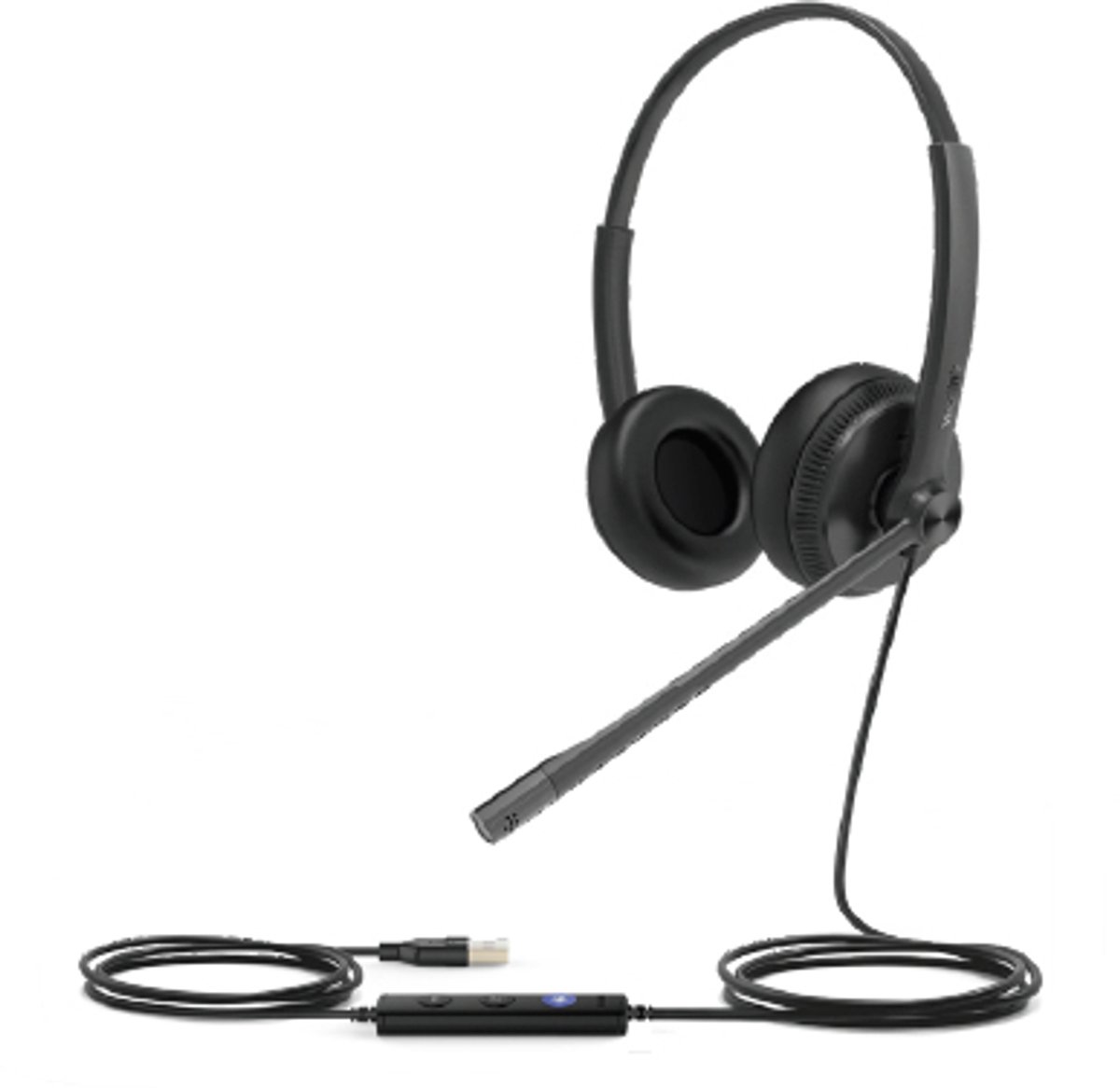 Yealink UH34 Lite Headset Bedraad Hoofdband Kantoor/callcenter Zwart