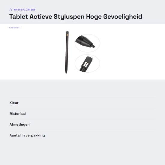 Dailygoods- Styluspen Hoge Gevoeligheid - Actieve Styluspen — afbeelding 2