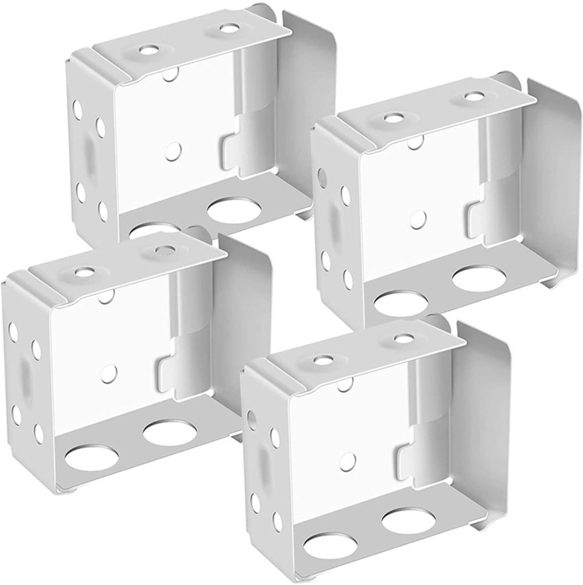 Dailygoods- Montagebeugel 4 stuks - Jaloezieën accessoires - Bovenrail houder - Laagprofie
