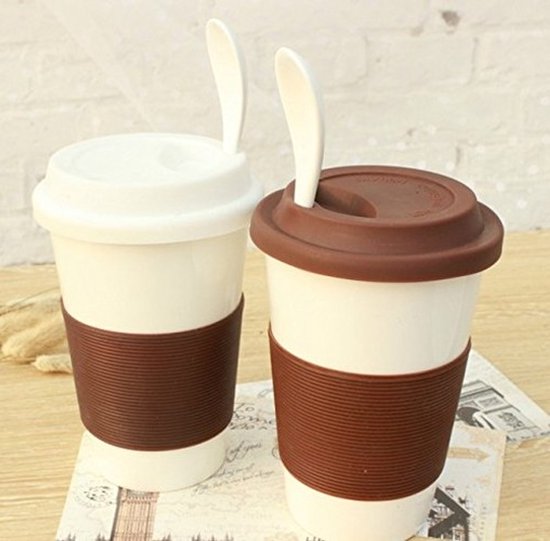 Dailygoods- Drinkdeksel Morsbestendig - Herbruikbare Koffiemokdeksels - 2 Stuks - Siliconen - Vaatwasserbestendig - Houdt Drank Warm/Koud - Koffiedeksel — afbeelding 3