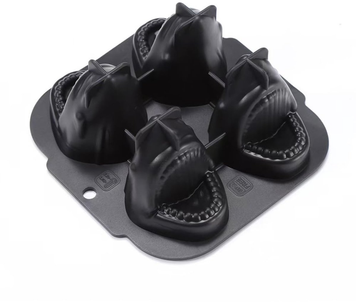 Dailygoods- Siliconen Mal Unieke Haaien/Pinguïns - IJsblokjesvorm met Deksel - Leuke Mallen voor Dranken - Vriezer Mould - Perfect voor Feestdecoratie