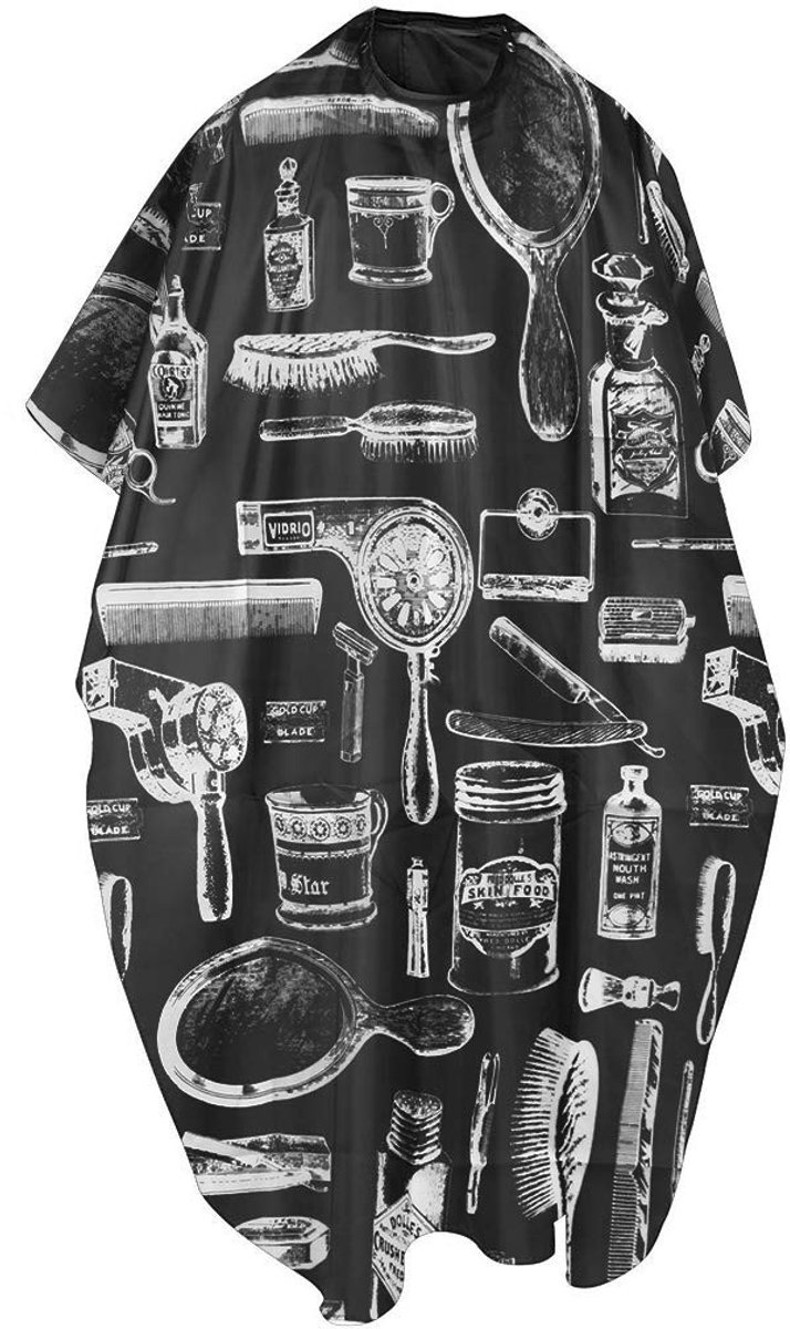 Dailygoods- Kapmantel Waterproof Groot Formaat - Professionele Kappersmantel - Unisex - Lichtgewicht - Beschermt tegen Water/Chemicaliën - Makkelijk Schoon te Maken