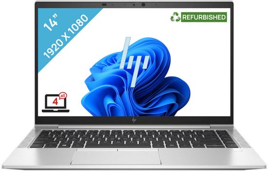 HP EliteBook 840 G8 Notebook | Intel® Core™ i7-1185G7 | 16GB | 256GB NVMe |14 inch FHD Touchscreen | Windows 11 Pro - HP - Hoofdafbeelding