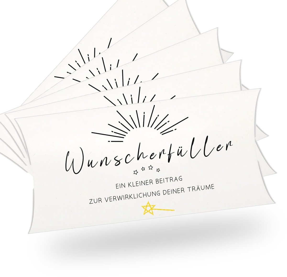 Dailygoods- Geschenkdoos Hoogwaardige Kwaliteit - 5 Stuks - Geldgeschenkverpakking - Verjaardagen - Valentijnsdag - Milieuvriendelijk Karton - Cadeauverpakking