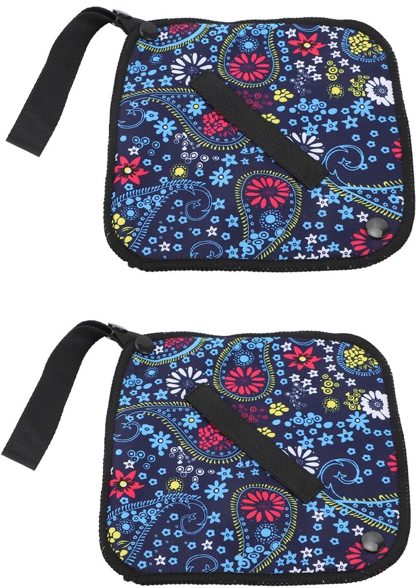 Dailygoods- Plasdoekjes 2 Stuks - Wasbaar - Bamboe Koolstofvezel - Waterdicht - Milieuvriendelijk - Geschikt voor Kamperen - Urinoir