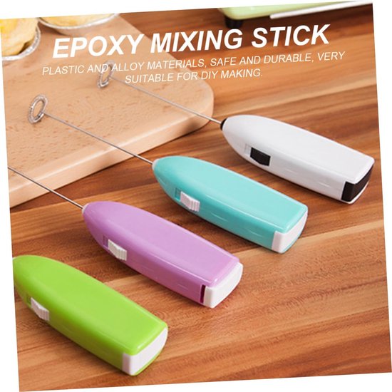 Mixstaven Set - Roer Accessoires - Hars Mengen - Eenvoudig Reinigen - 3 Stuks - Diverse Kleuren — afbeelding 2