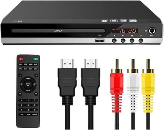 DVD-speler High-definition 1080P Dvd-speler For Thuis, Alle Regiovrije Ingebouwde MIC-poort — afbeelding 4