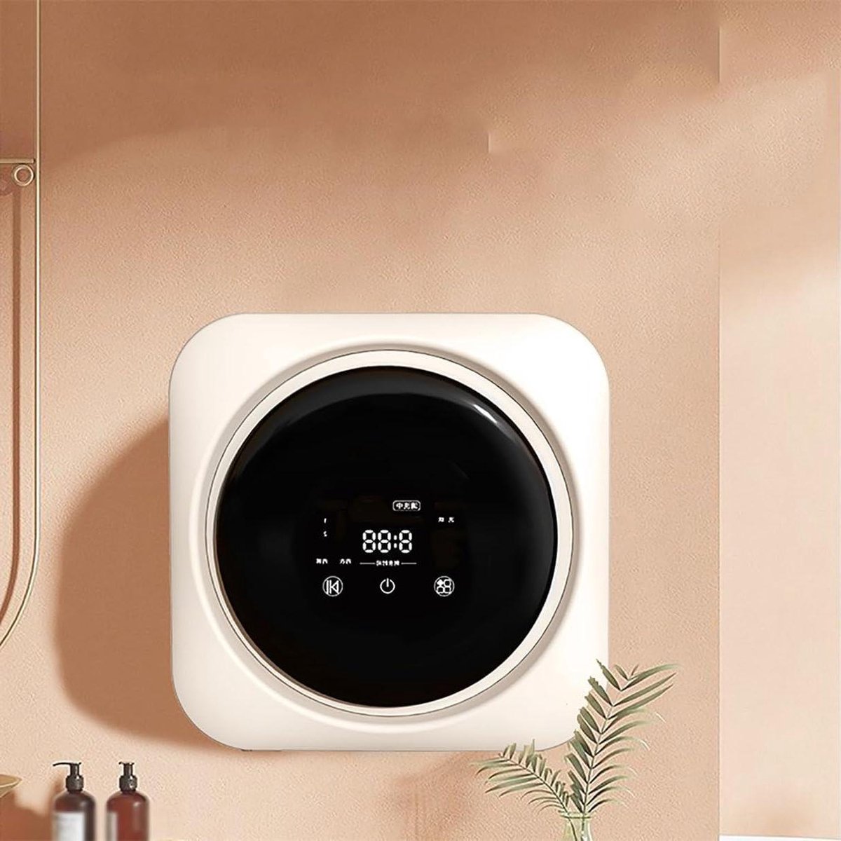 Mini Wasmachine Compacte Dryer Kleding Drogen Was En Droog 3.5 Liter Roestvrij Staal