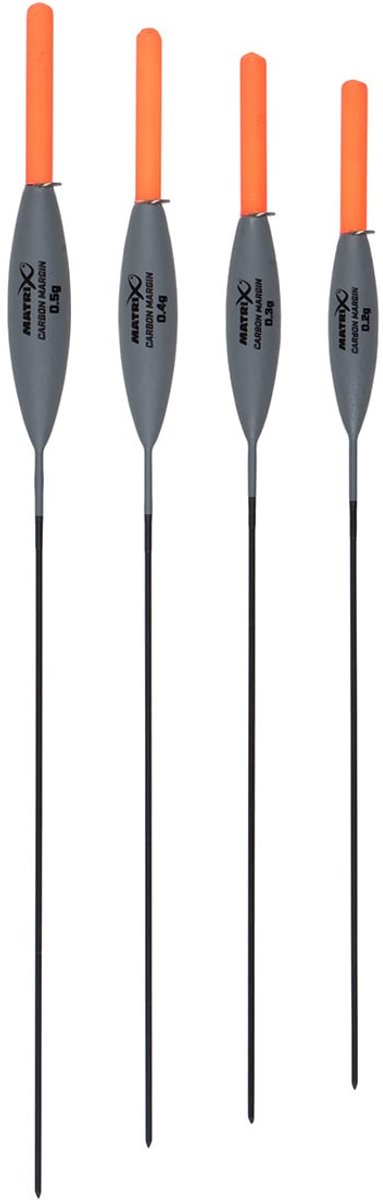 Matrix Carbon Margin Pole Float – Sterke Margin Dobber voor Karper - Maat : 0.40g