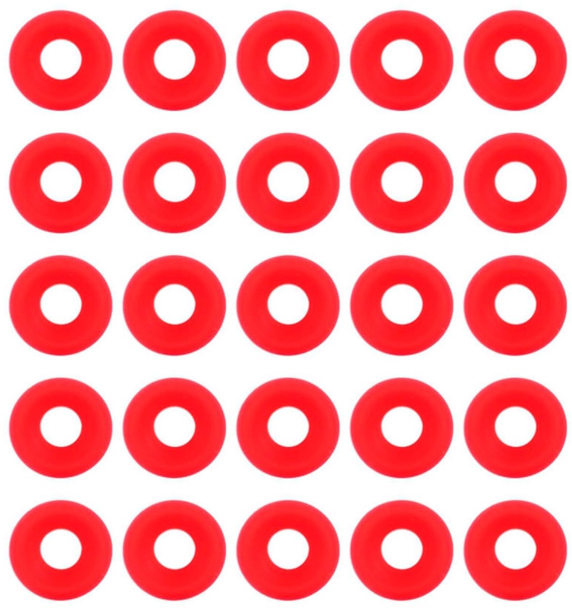 Dailygoods- Siliconen Pakkingring 25 Stuks - Lekvrije Afdichtringen - Swing Flip-flessen - Herbruikbaar - Hoogwaardige Siliconen - Geschikt voor Grolsch Flessen