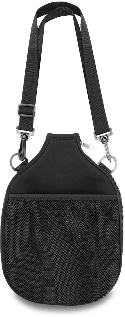 Dailygoods- Paddle Sleeve - Neopreen Bescherming - Schouderband - Mesh Tas - Opbergtas voor Pickleball Paddle - Ideaal voor Spelers - Rackethoes