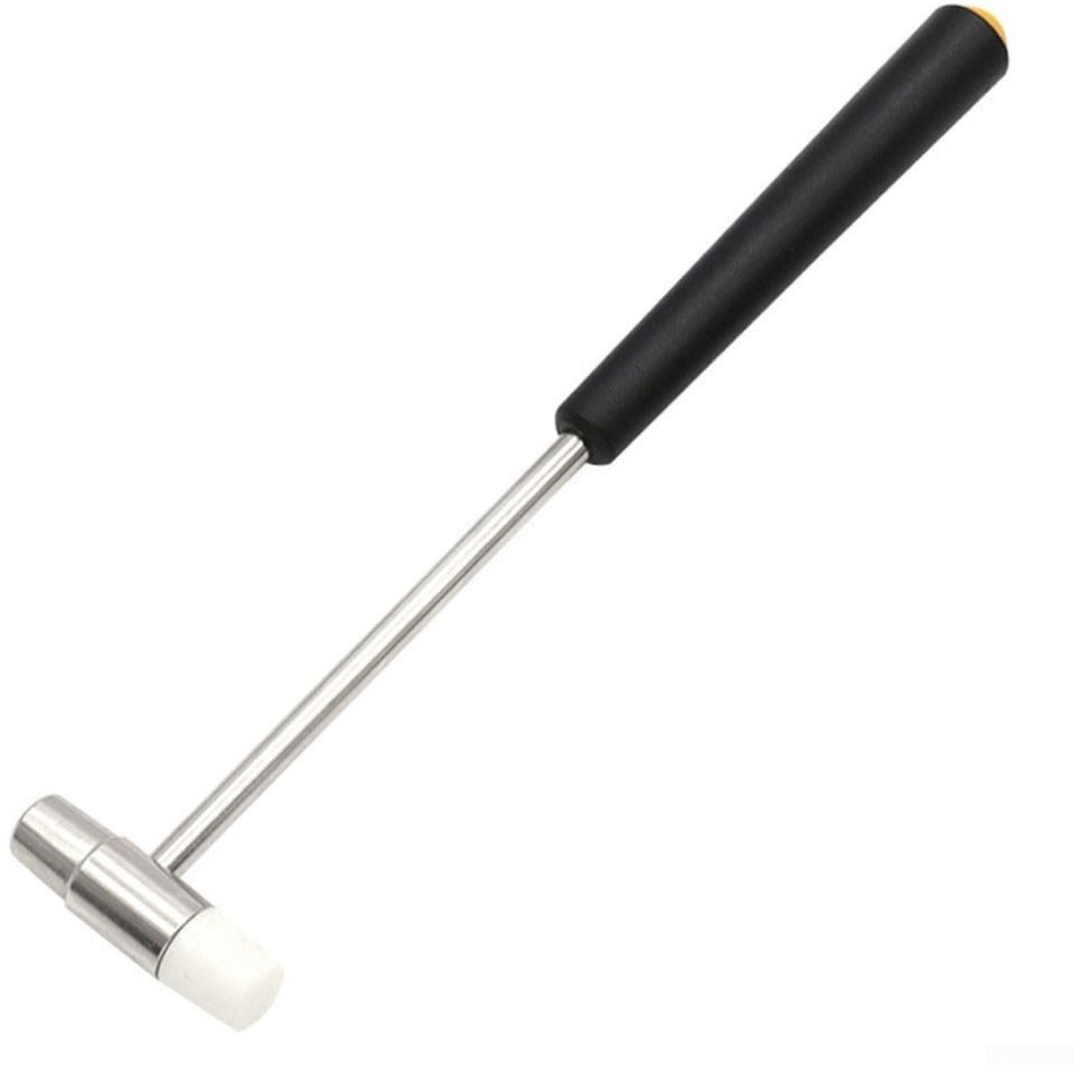 Dailygoods- Rubberen Hamer Klein Formaat - Dubbelkoppig Ontwerp - Metaal/Rubber - Reparatie Horloge - Lichtgewicht - Gemakkelijk Mee Te Nemen