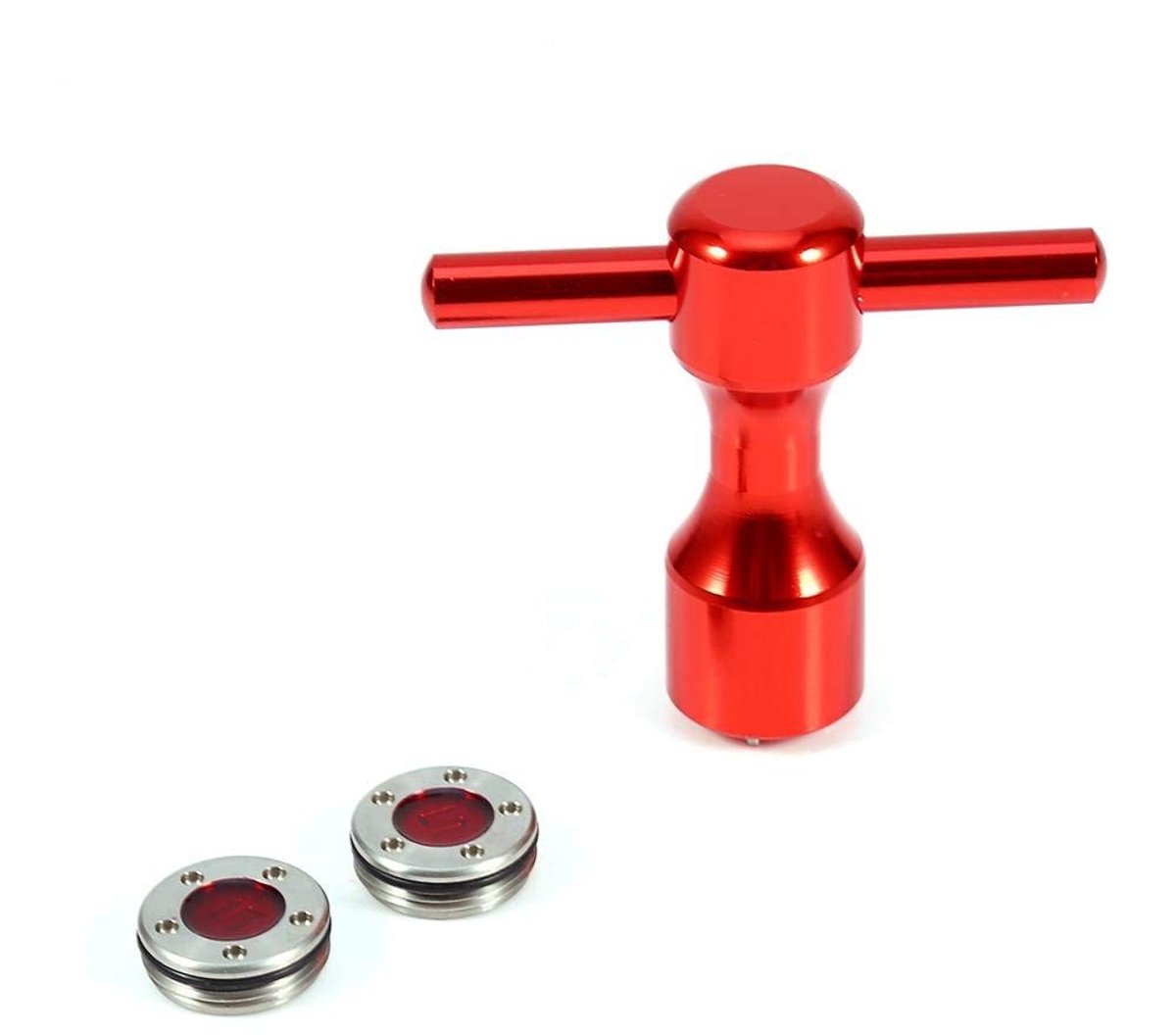 Dailygoods- Puttergewichten Set van 2 - Inclusief Sleutel - Geschikt voor Scotty Cameron - Hoogwaardige Aluminium Legering - Duurzaam - Lichtgewicht - Golfgewicht