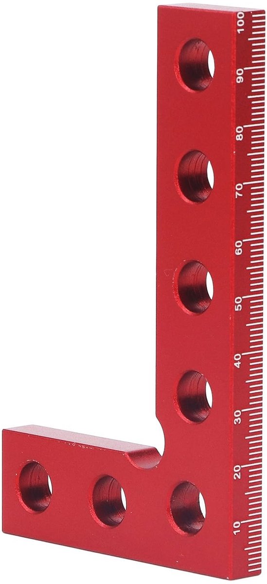 Dailygoods- Hoekmeter 90 Graden - Precisie Hoekmeter - Aluminiumlegering - Lichtgewicht - Ergonomisch Ontwerp - Duurzaam en Corrosiebestendig - Markeerhoek