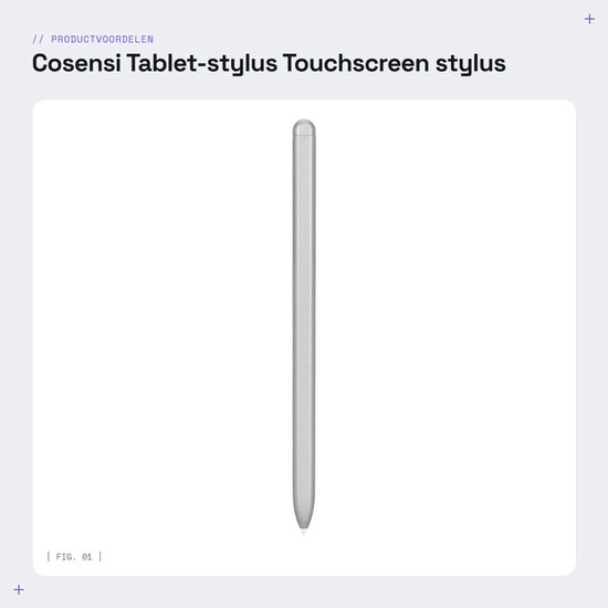 OmGoods - Dailygoody - Tablet-stylus - Touchscreen stylus - 4096 niveaus drukgevoeligheid - Zilver - Magnetische bevestiging - Geschikt voor Tab S7/S7+/S7 FE - ... — afbeelding 3