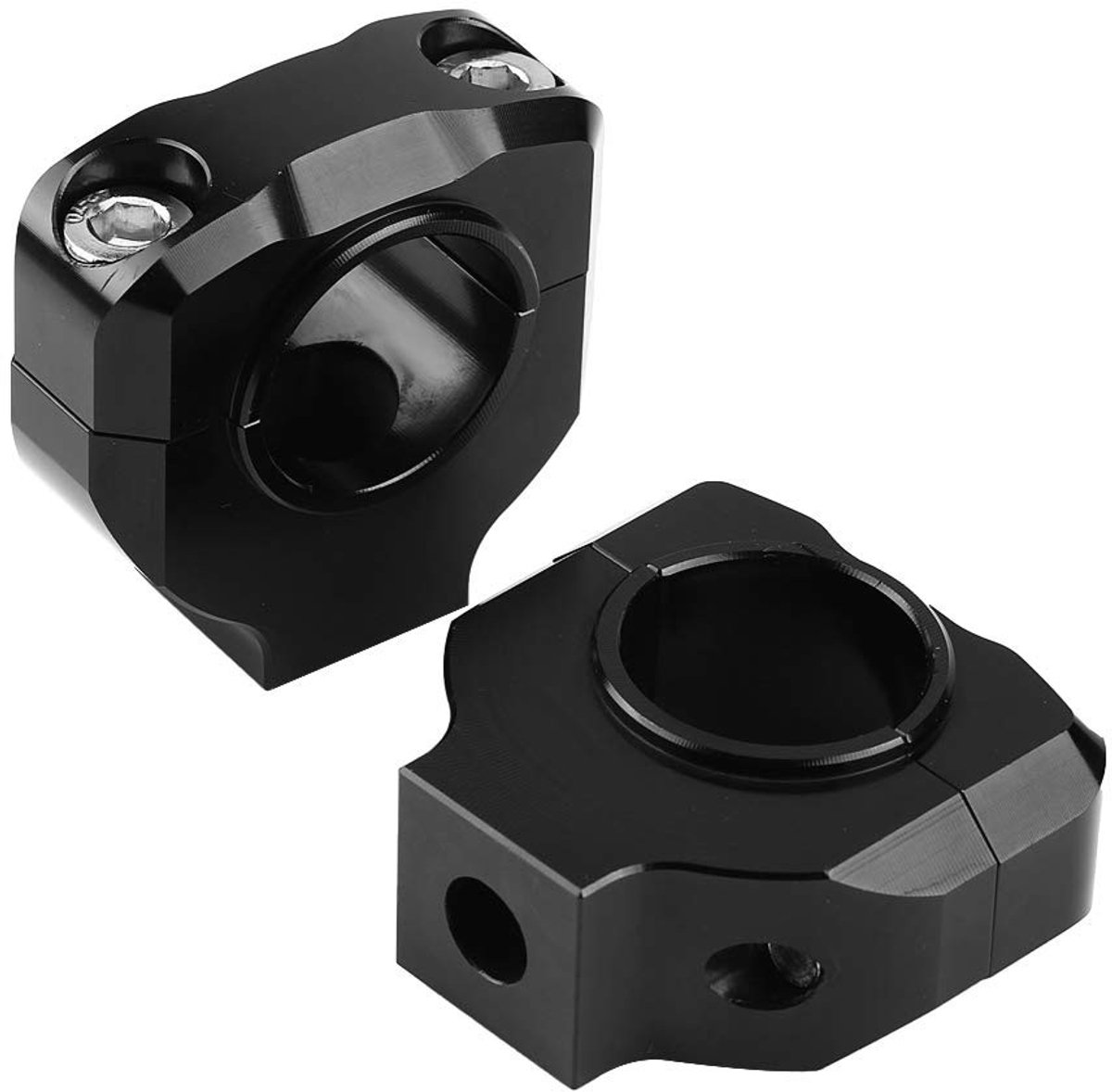 Dailygoods- Stuurhouder Universeel - Aluminium Legering - 28mm Stuurhouder - Motorfiets Klemmen - 2 Stuks - Sterk en Duurzaam - Stuurklem