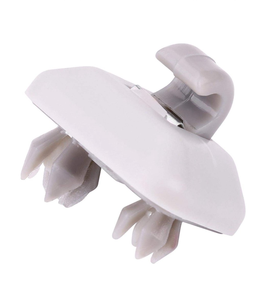 Dailygoods- Zonnevisclip - Beugel - Voor A1/A3/A4/A5/Q3/Q5/RS5/TT - 100% Nieuw - Plastic - Zilver - 1 stuk - Zonnevis