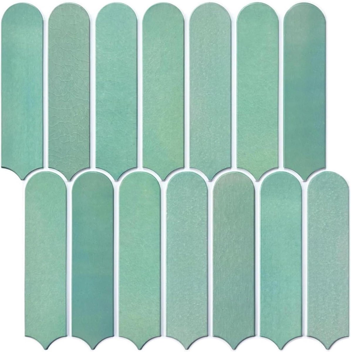 Wandtegels - Tegelstickers - Ruimte Decoratie - Waterdicht 3D Ontwerp - 30 x 30 cm - Groen