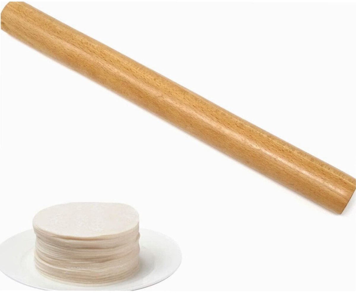 Deegroller van beukenhout, 250 mm