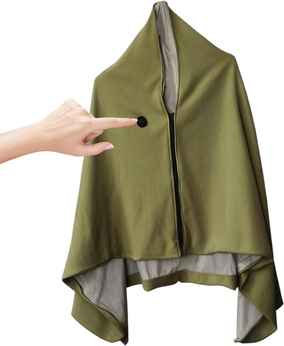 Verwarmde Sjaal - Elektrische Deken - Warm Blijven - Drie Warmtestanden - 150 x 80 cm - Afbeelding