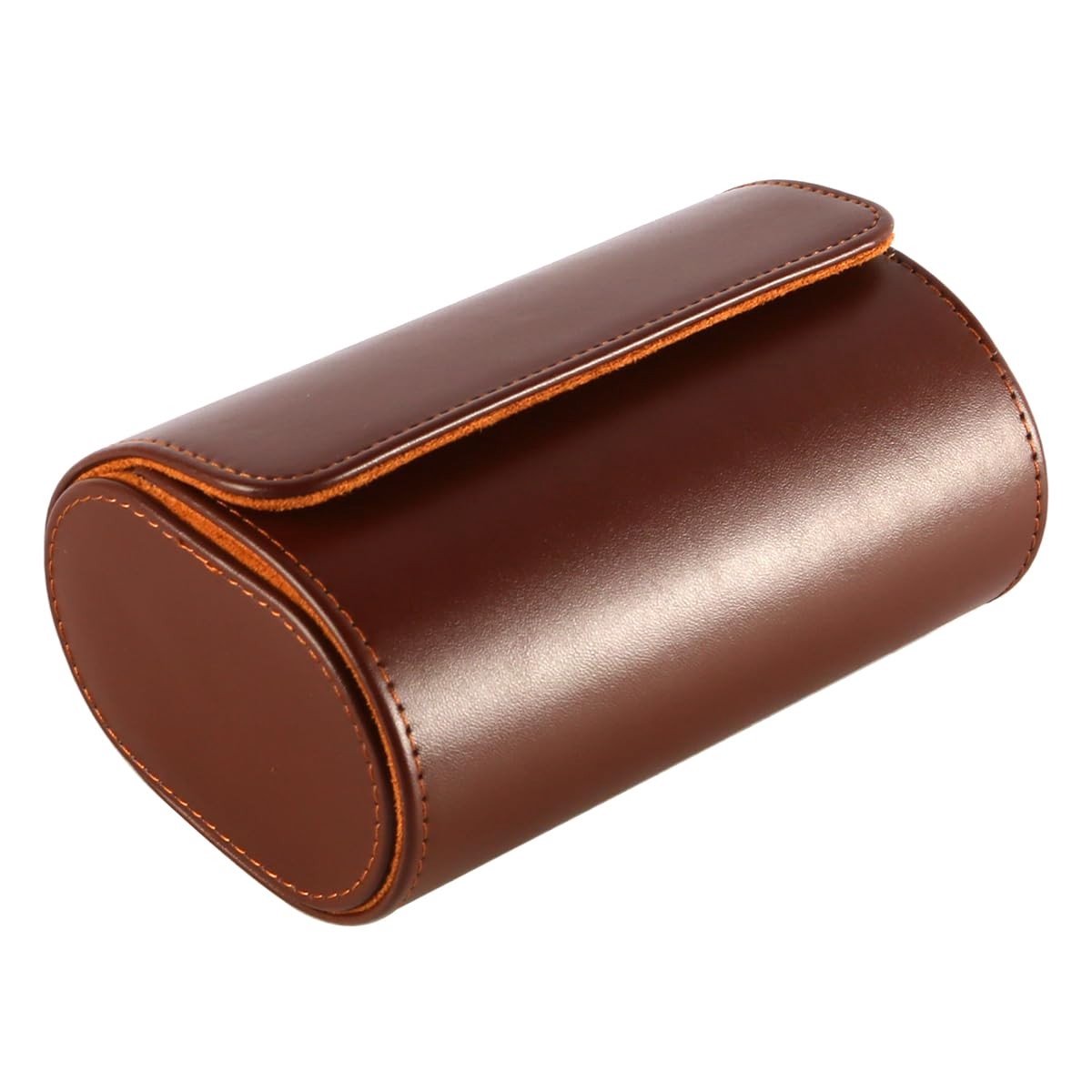 Dailygoods- Horlogedoos Luxe PU-leer - Horlogebox Draagbaar - Horlogedoos voor 2 Horloges - Organizer Display - Uitneembare Kussens - Compact Ontwerp - Horlogeroll