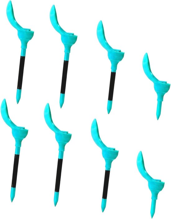 Golf Training Tees - Golfs Base Houder - Golfshots Verbeteren - Bloembladvormige Isolatie - 8 stuks - Blauw van GOLF — afbeelding 5