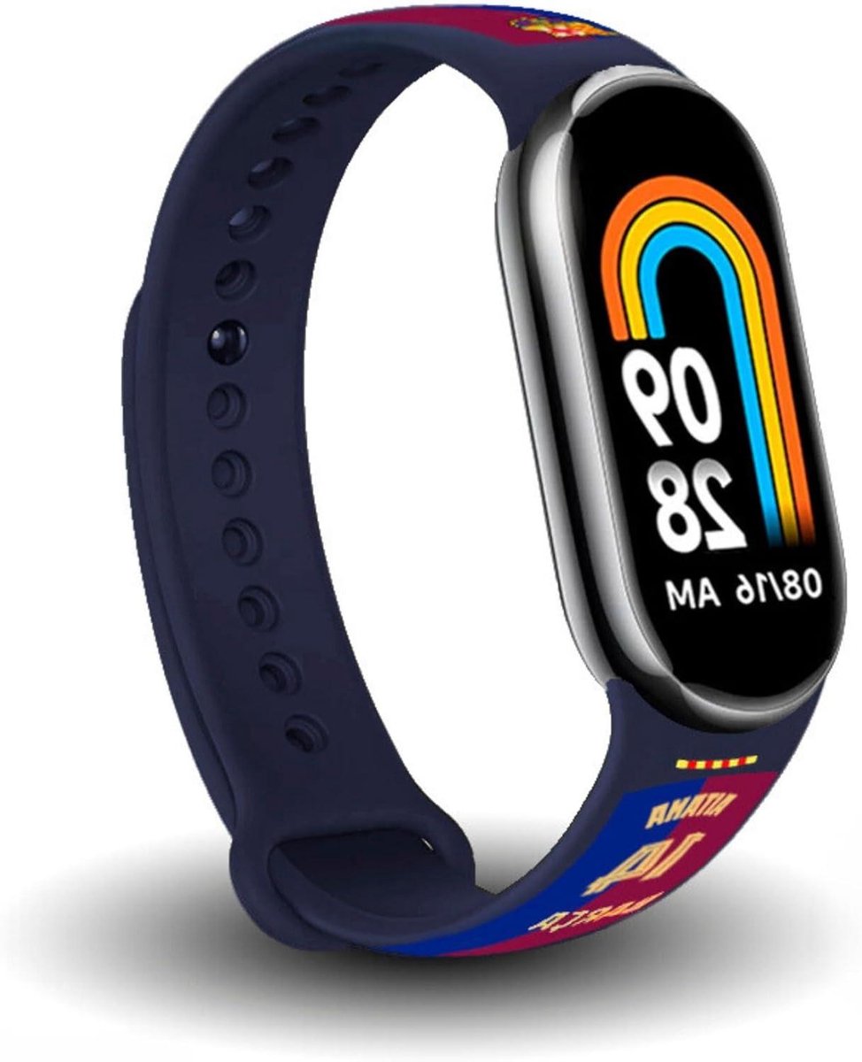 Activity Armband - Fitness Tracker - Gezond Leven - Hartslag Monitor - 21 cm Band - FC Barcelona Kleuren