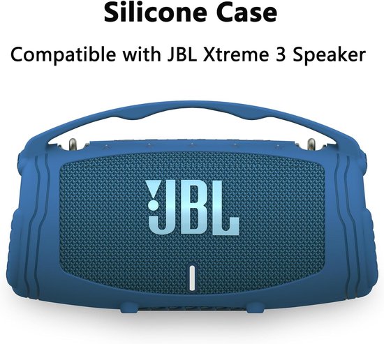 Siliconen beschermhoes compatibel met JBL Xtreme 3 draagbare Bluetooth-luidspreker, zachte hoes voor JBL Xtreme 3 Bluetooth-luidspreker (alleen hoes) (blauw) — afbeelding 5