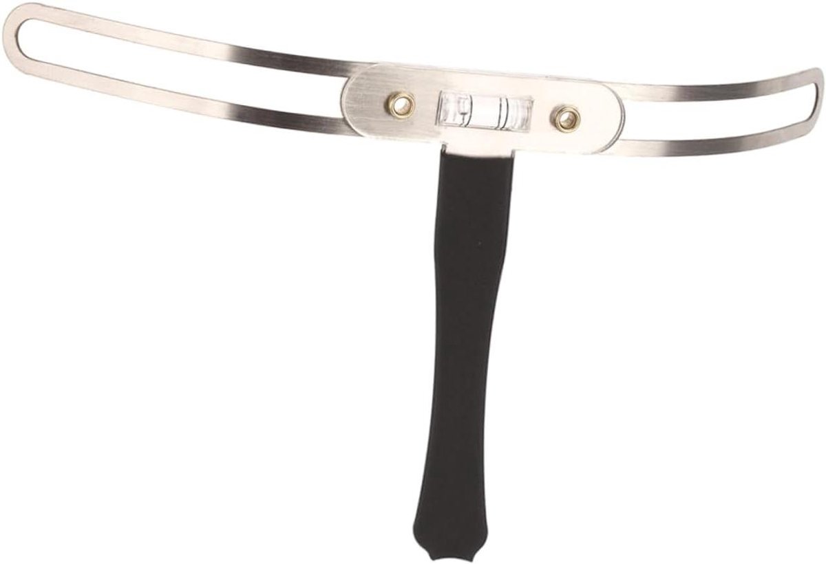 Wenkbrauwliniaal - Make-up tool - Nauwkeurig Meten - Roestvrij Staal - 13.5 cm - Zilver