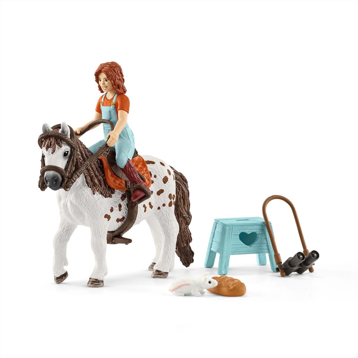 schleich HORSE CLUB - Mia & Spotty - Speelfigurenset - Kinderspeelgoed voor Jongens en Meisjes - 9 Onderdelen — afbeelding 10