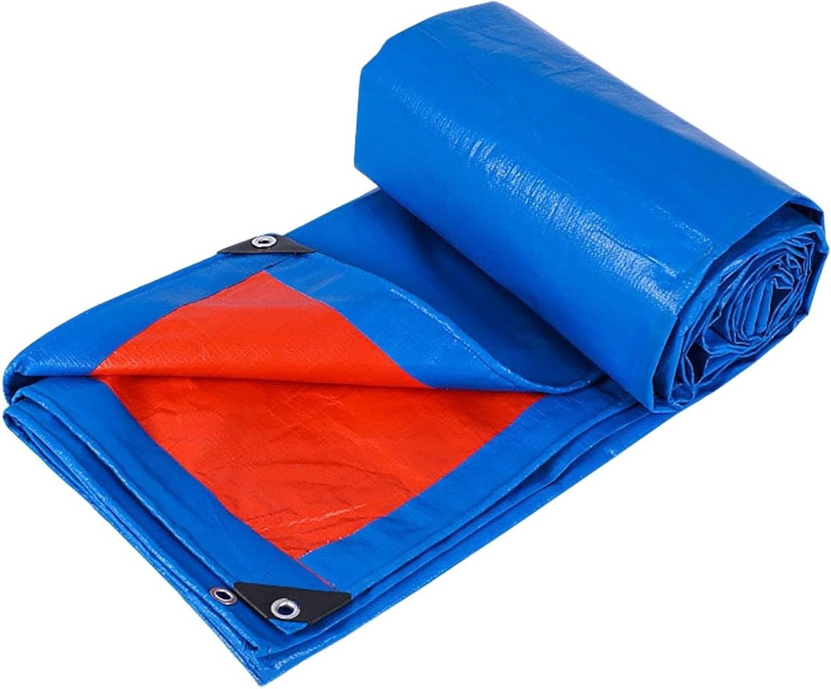 Dekzeil Afdekzeil - Beschermend Zeil - Buiten Opslag - Dubbelzijdig Gecoat - 150 x 220 cm - Blauw