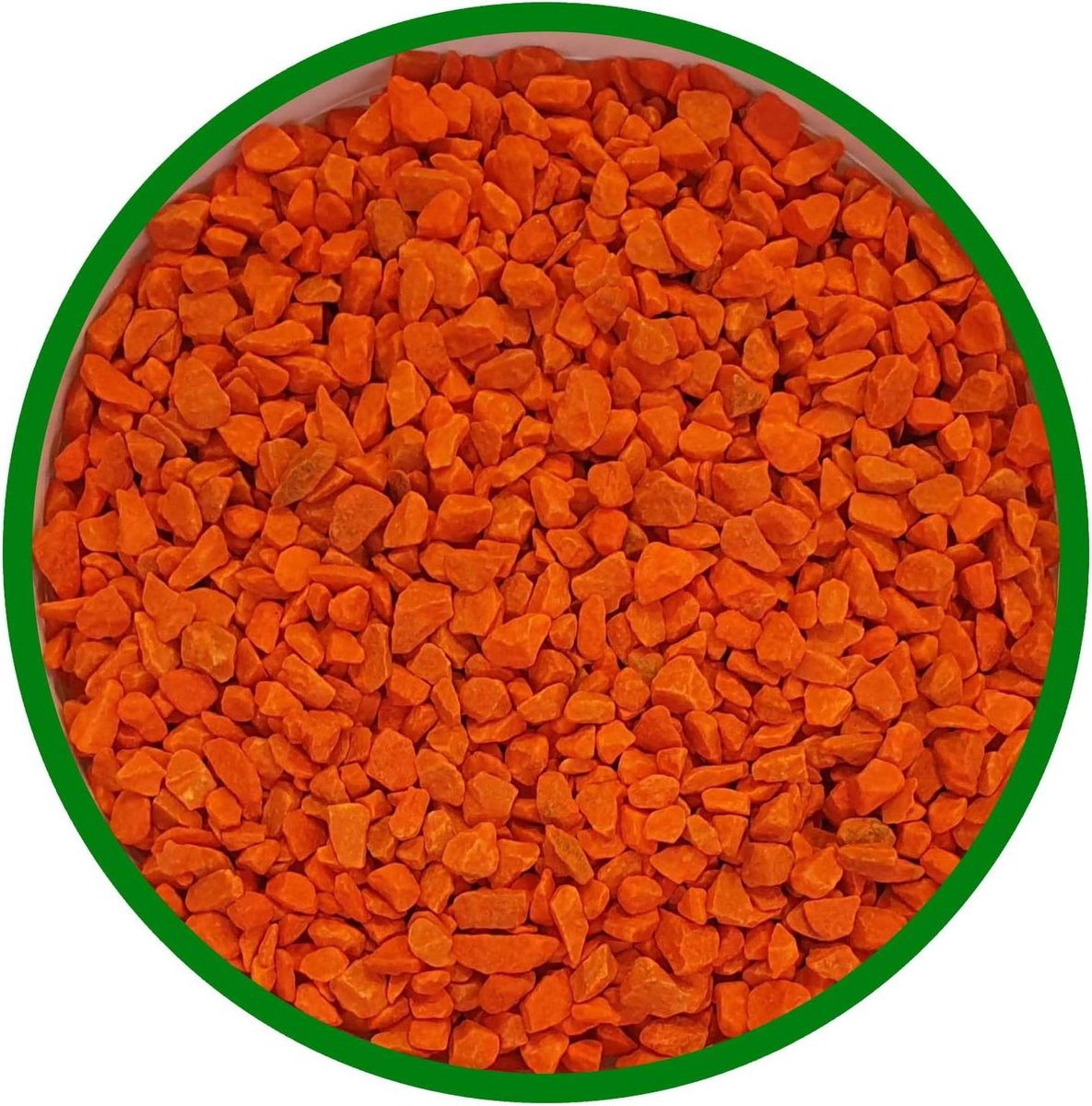 Decoratieve Stenen - Kiezels Siergrind - Tuin Aankleden - Watergedekte Kleuren - 20 kg Zak - Oranje