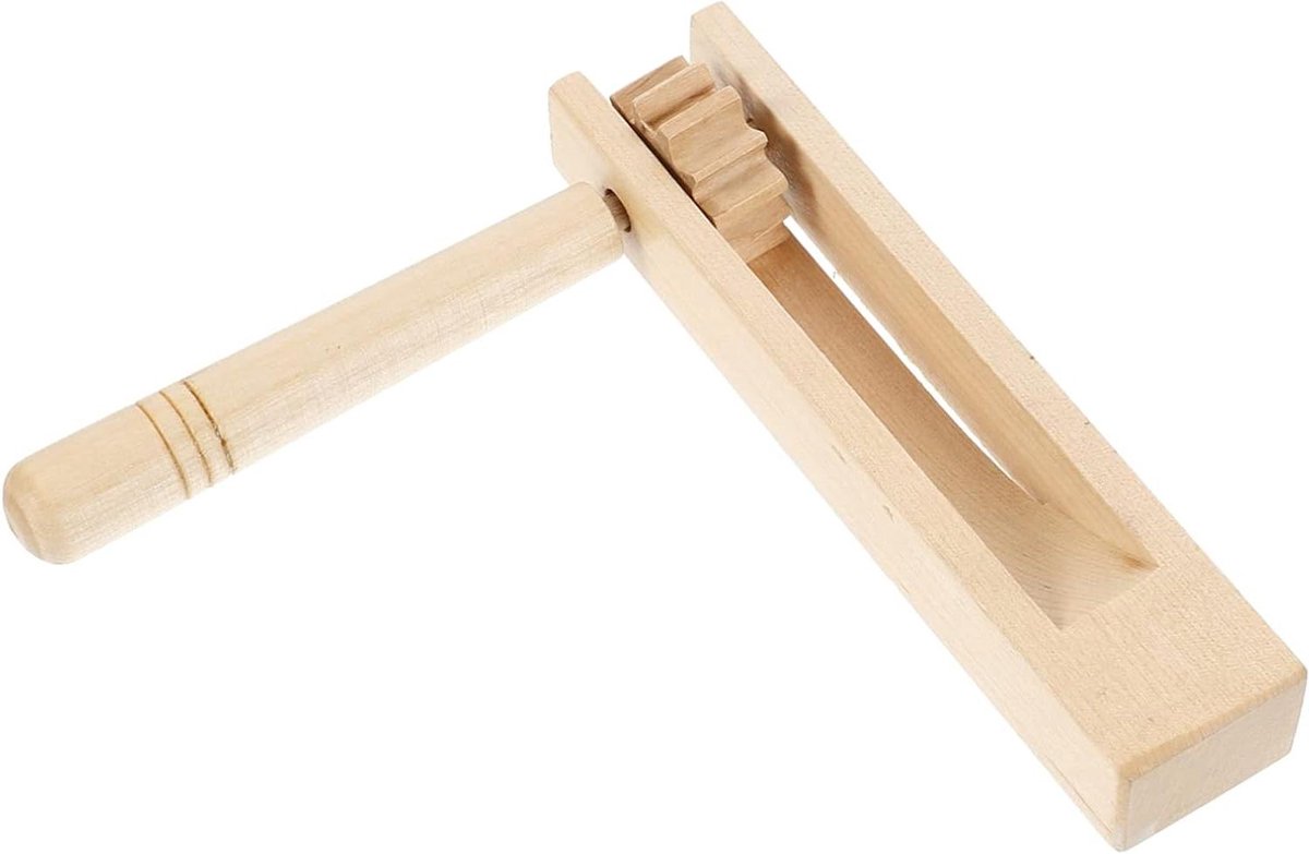 Ratel Speelgoed - Muziek Instrument - Kinder Ontwikkeling - Traditioneel Ontwerp - 15 x 14 cm - Beige