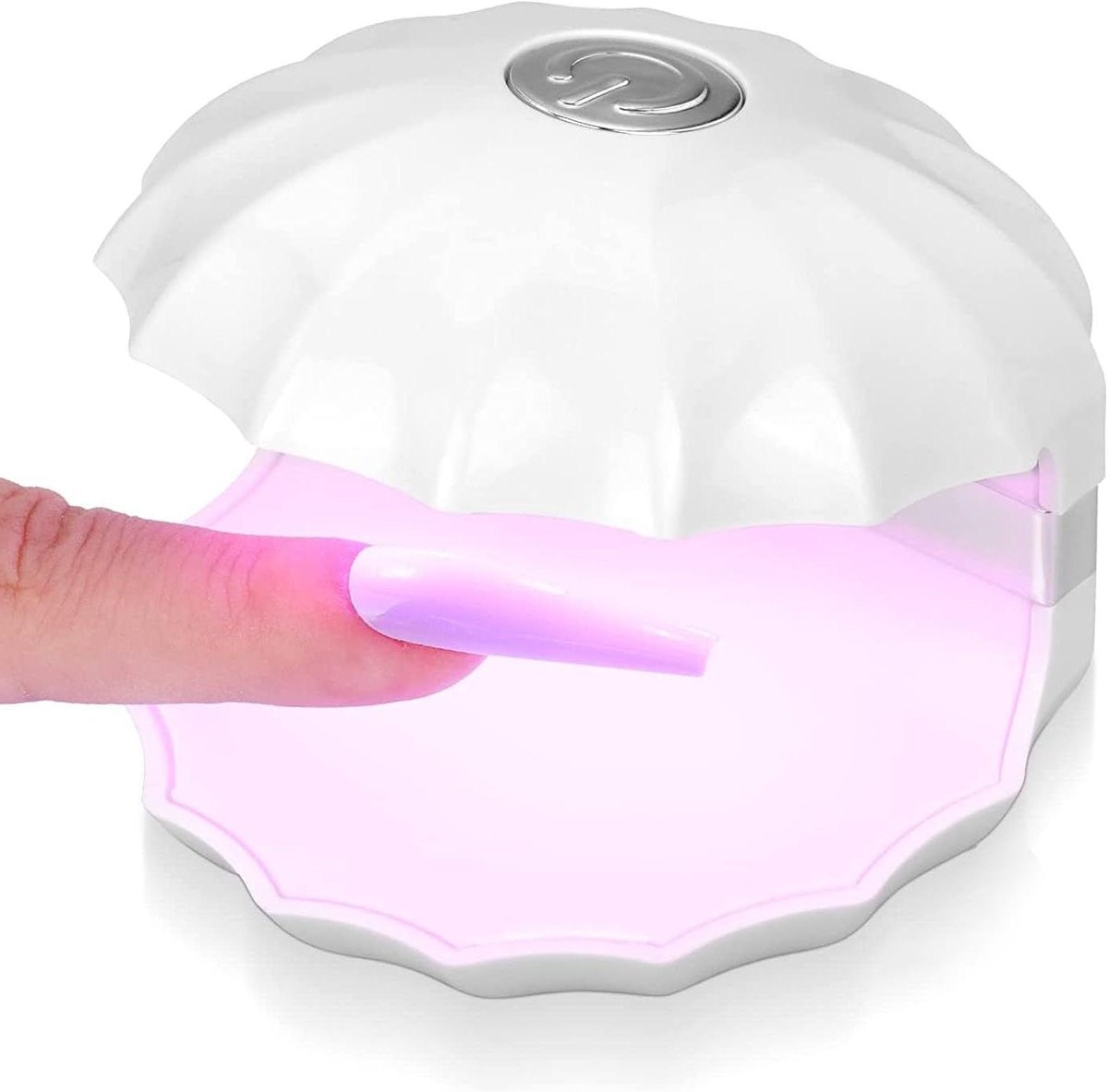Nagel UV Lamp - Mini Nageldroger - Thuis Manicure - Draagbaar Oplaadbaar - 18W Vermogen - Wit