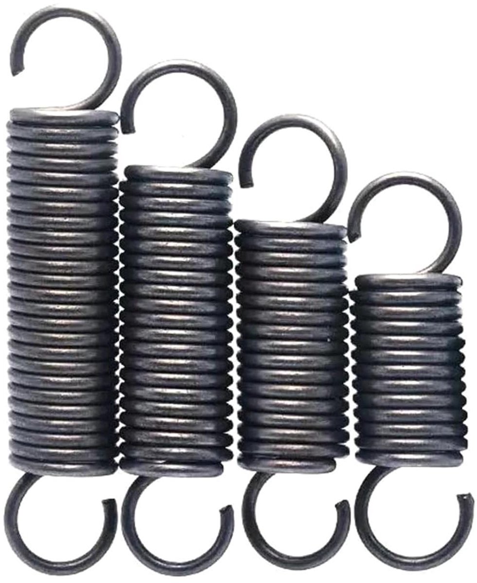 Trekveren Dubbele Haak - Verlengingsveren Spiraalveren - Machines Repareren - Roestvrij Staal - 3.5x32x120mm - Zilverkleurig