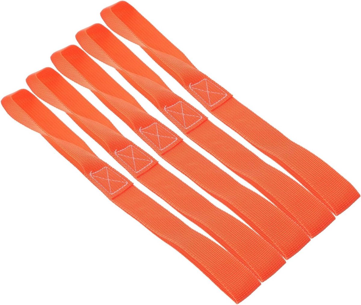 Spanriemen Set - Vrachtriemen - Bagage Vervoeren - Antislip Textuur - 4 Stuks - Oranje