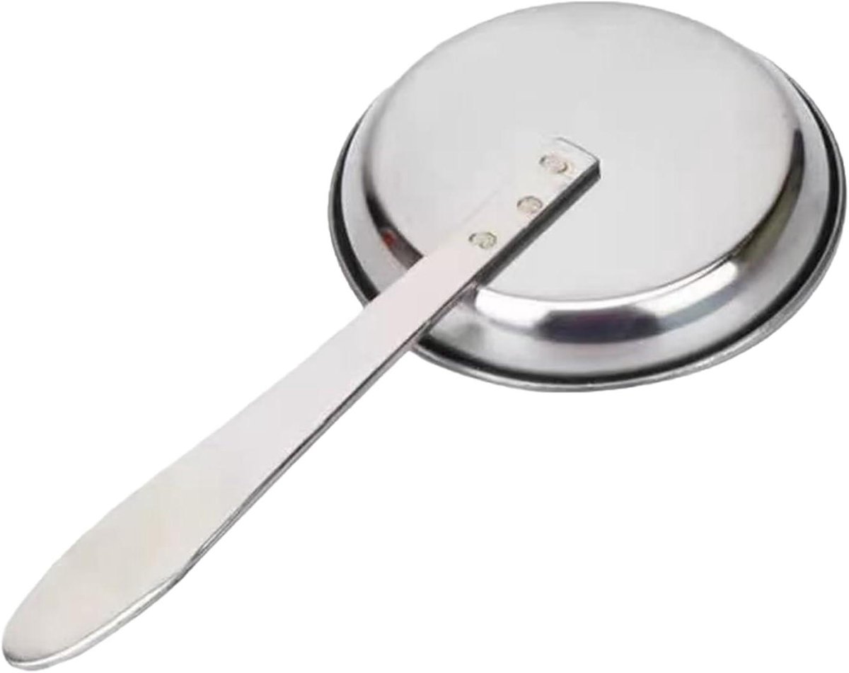 Kaarsenblusser Lange Handgreep - Kaars Accessoire Blusser - Kaarsen Veilig Doven - Hittebestendig Roestvrij Staal - 17 cm Lengte - Zilver