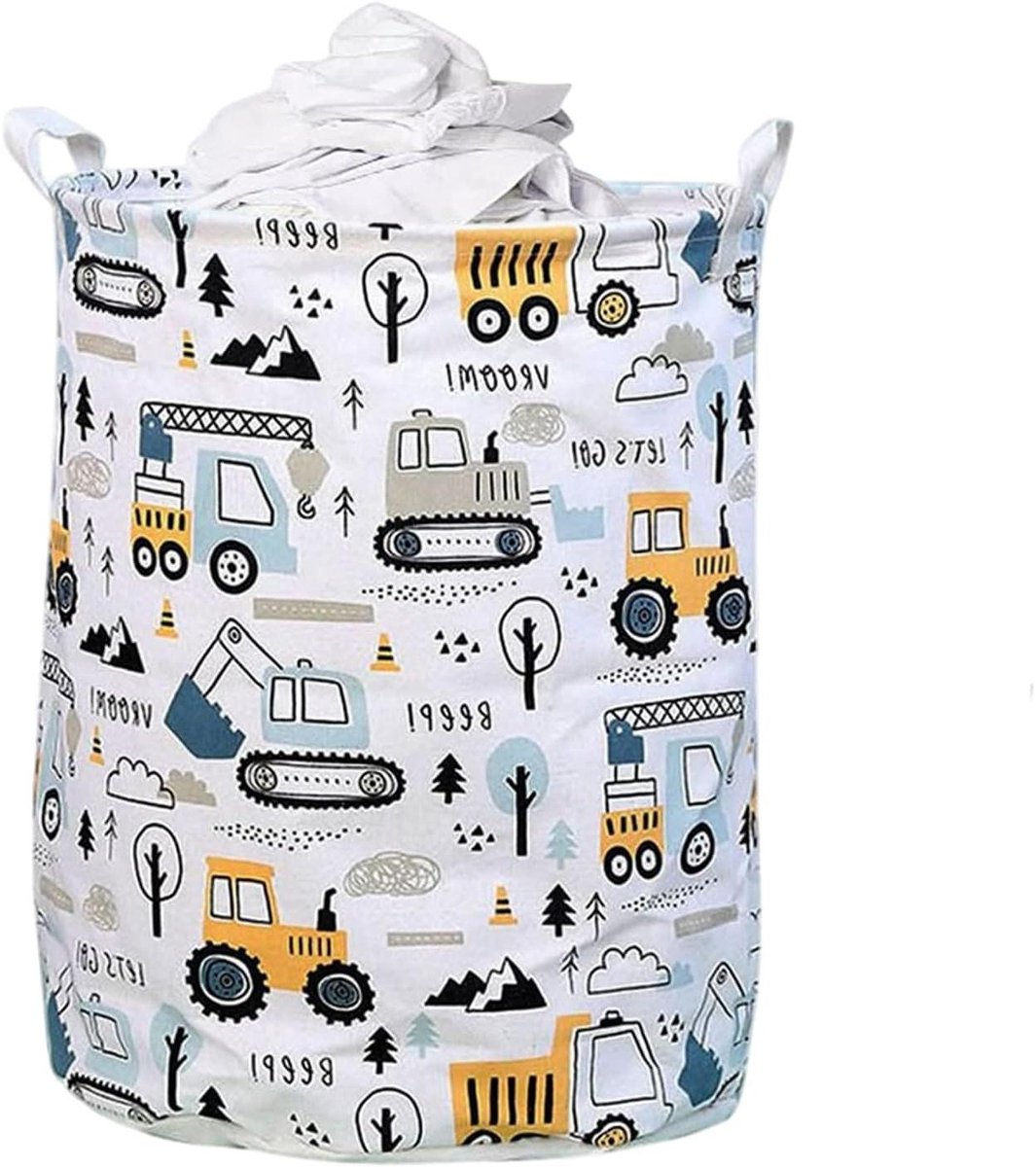 Wasmand Organizer - Kledingmand - Opbergen Kinderkamer - Waterdicht PE Materiaal - 50 x 40 cm