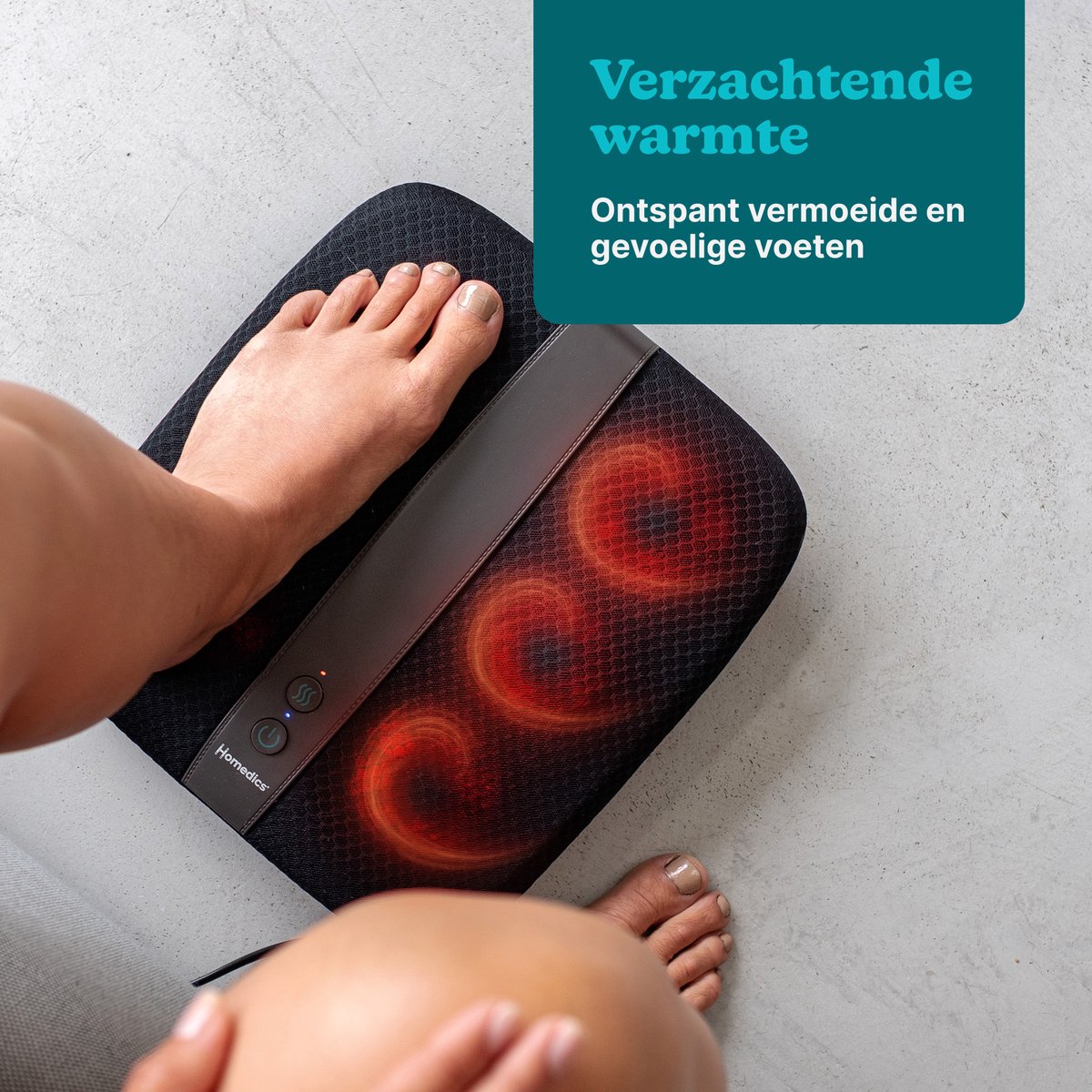 HoMedics Shiatsu Voetmassage Apparaat met Warmte thumbnail 3