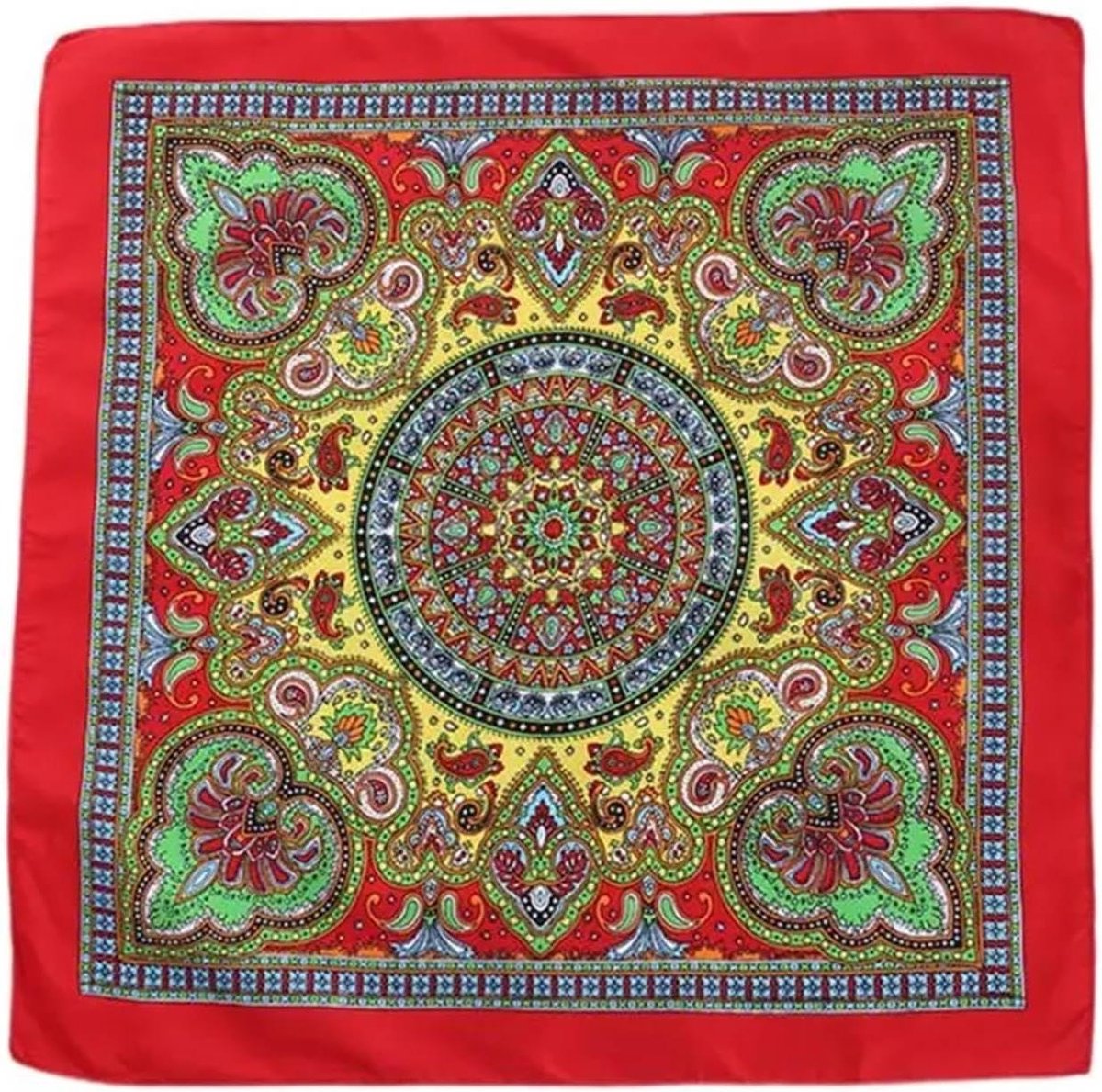 Vierkante Zakdoeken - Herbruikbare Doekjes - Dagelijks Gebruik - Veelzijdig Accessoire - 100 Gram - Rood