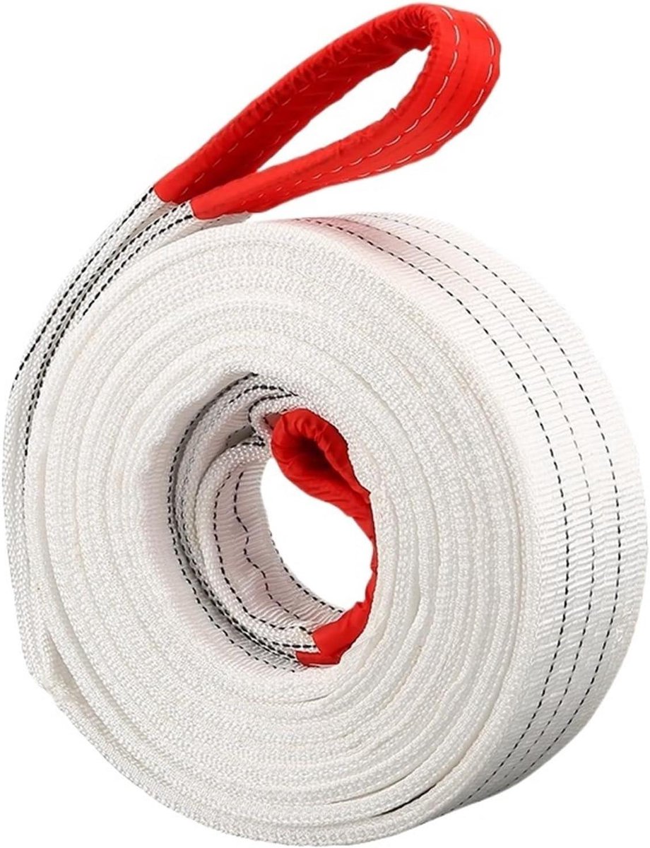 Hijsband - Tilband Riem - Zware Lasten Tillen - Sterke Polyester Constructie - 1 Ton 8 Meter - Oranje