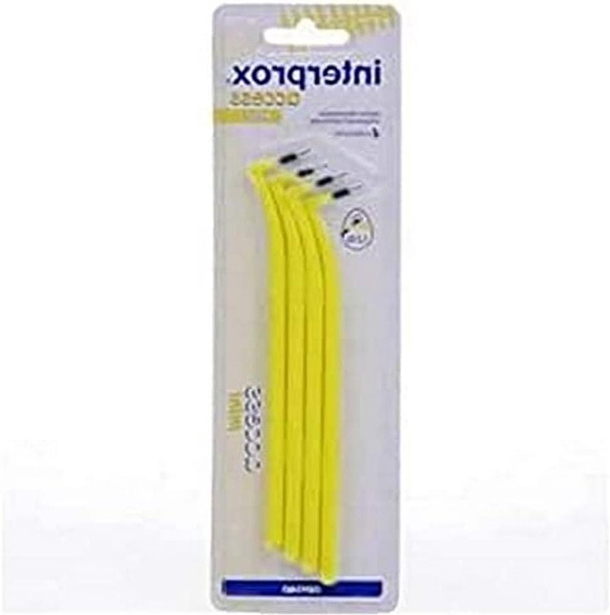 Interdent Borstel - Mini Tandenborstel - Mondverzorging - Compact Ontwerp - 4 Stuks - Blauw