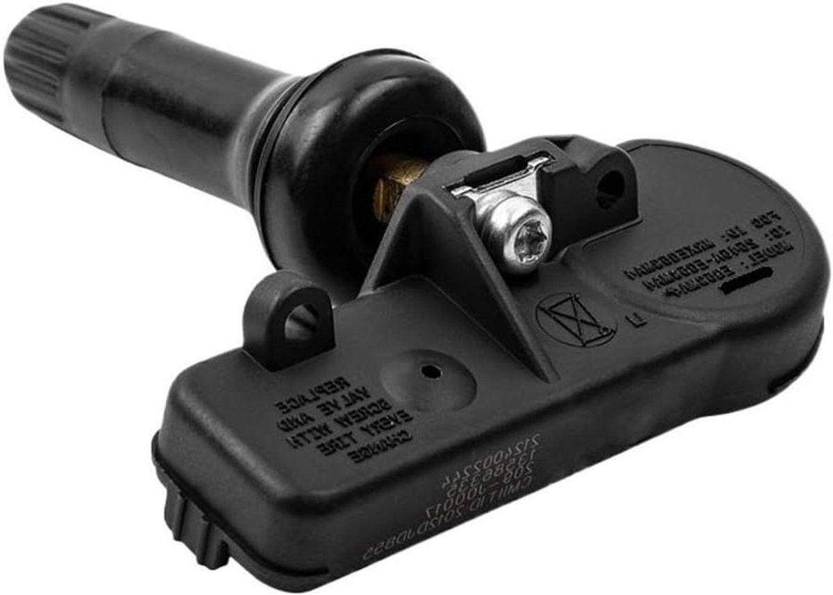 TPMS Sensor - Bandenspanningssensor - Veilig Rijden - Voorgeprogrammeerd - 3 Jaar Levensduur Batterij - Zwart