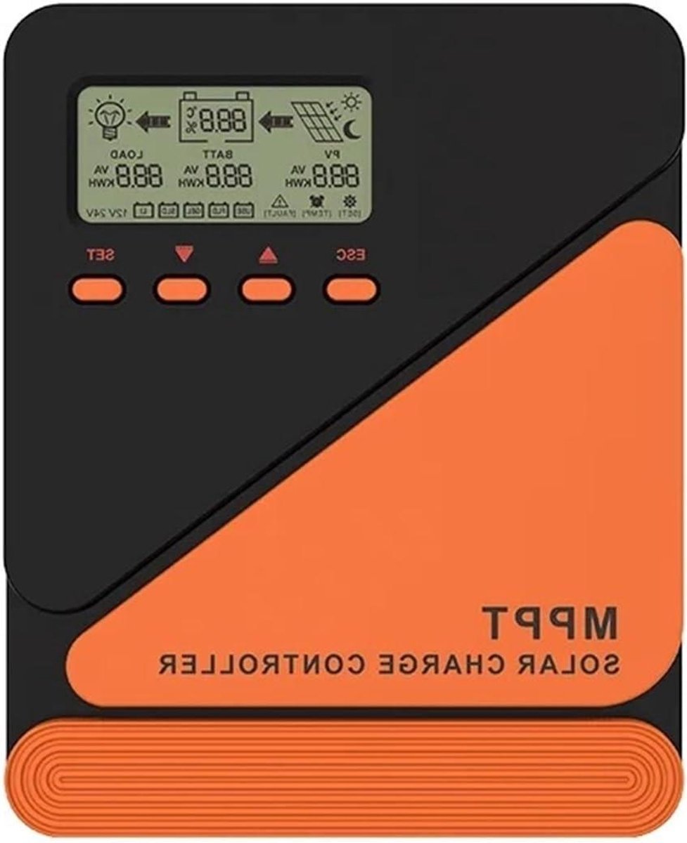 Zonne-laadregelaar, Solar Laadregelaar Mppt 60A 50A 40A 30A 20A 10A Zonnepaneel 12V 24V Batterij Pv Ingang 100VDC(18-100VDC 30A)
