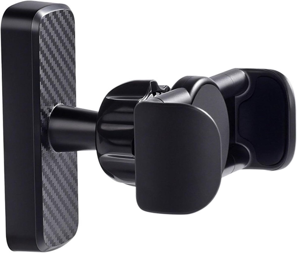 Magnetische Telefoonhouder - Fitness Accessoire - Workout Ondersteuning - 360 Graden Verstelbaar - 6.7 x 4.3 cm - Zwart