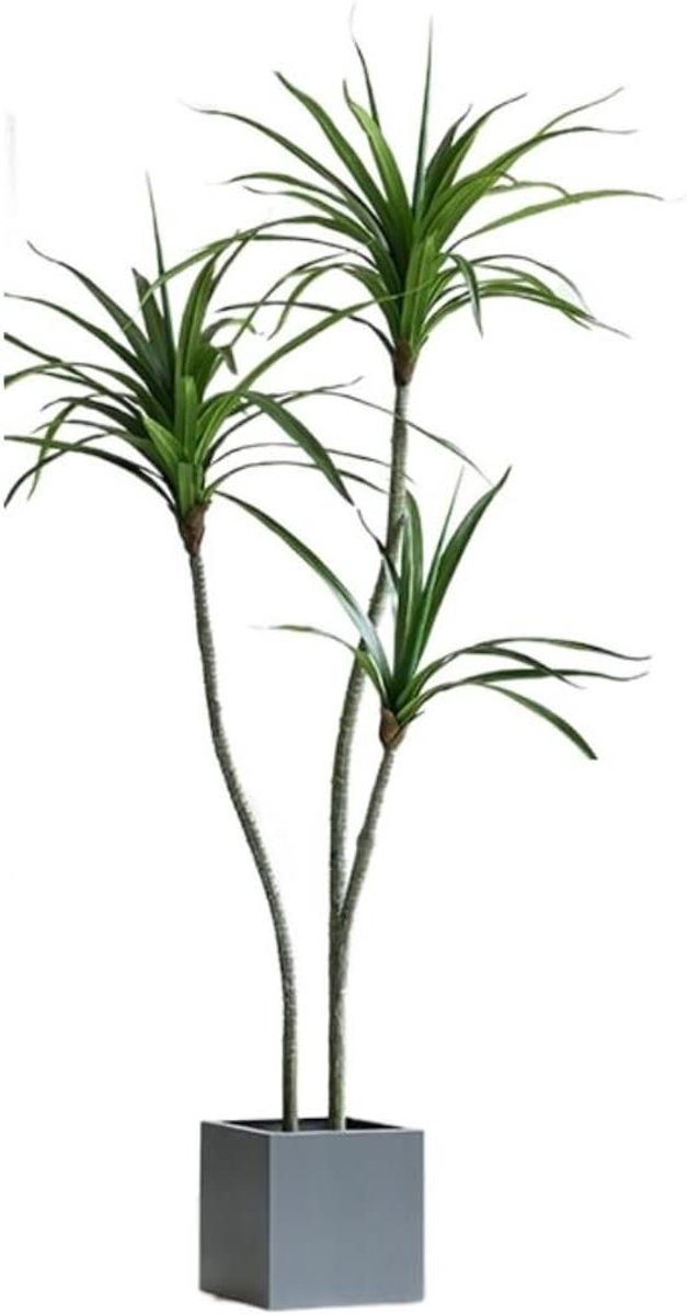 Kunstplant Boom - Nepboom Decoratie - Interieur Verfraaiing - Hoge Simulatiegraad - 146cm Hoog - Groen