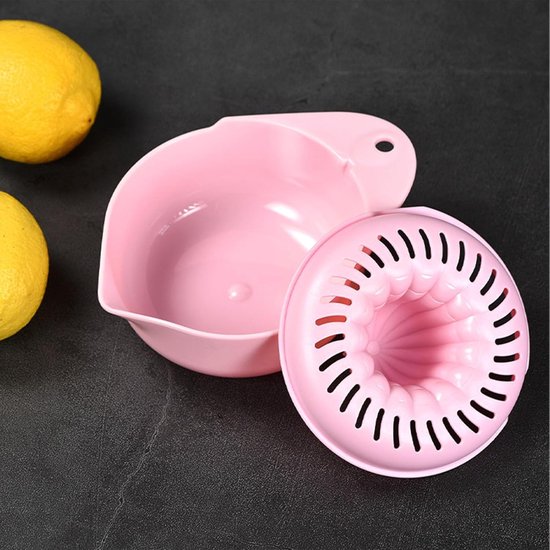 Handmatige Citruspers - Sinaasappelpers - Vers Sap Maken - Maximale Voedingswaarde - 250 Ml Capaciteit - Wit — afbeelding 2